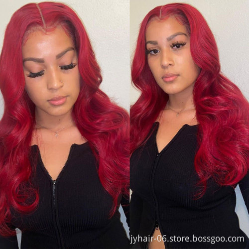 Hot Colored Purple Human Hair Wigs, Hd  Lace Front Wig, Red Orange Pink Purple Wigs Lace Front Human Hair For Black  Women
